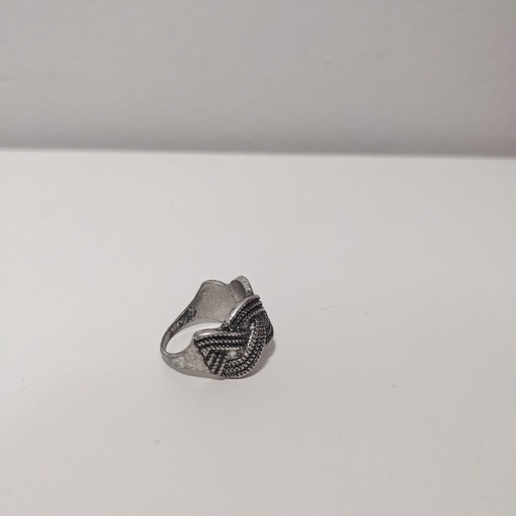 Silver braided ring - Picture 4 of 5